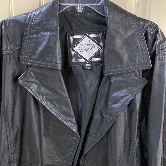 Leather Wrap Style Jacket by Body Exteriors Brand. - Picture 2 of 16